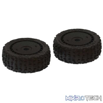 dBoots Katar B 6S Tire Set Black  Pair